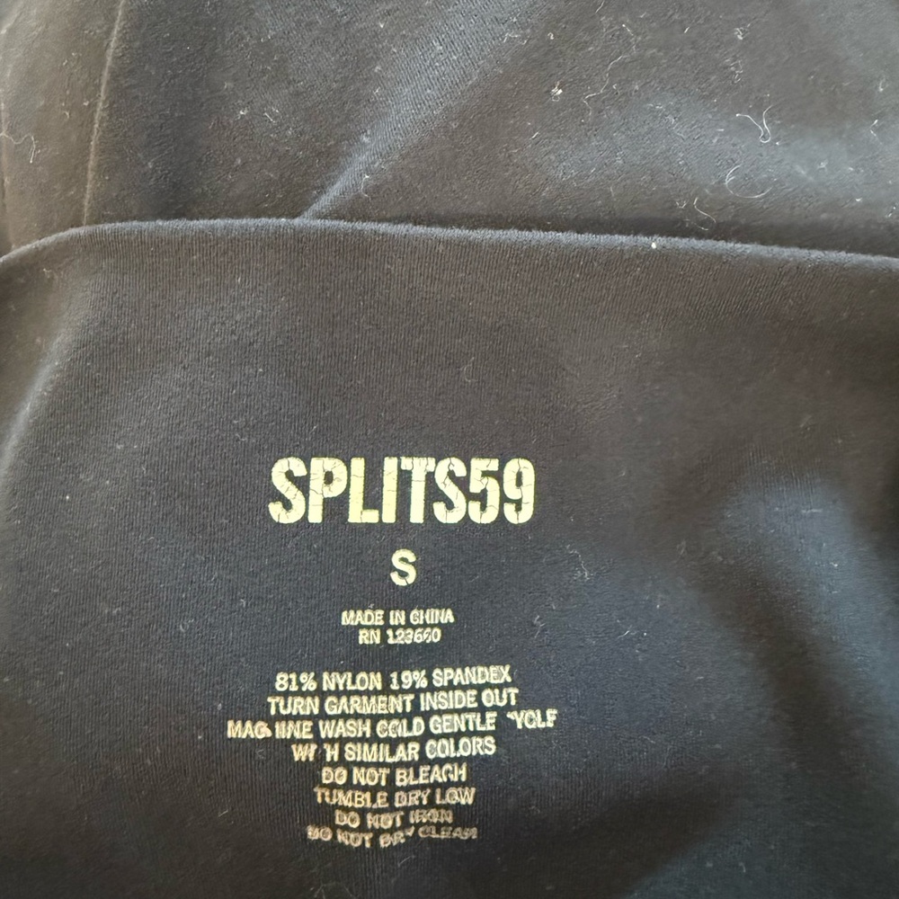 Splits59 Black Activewear Leggings